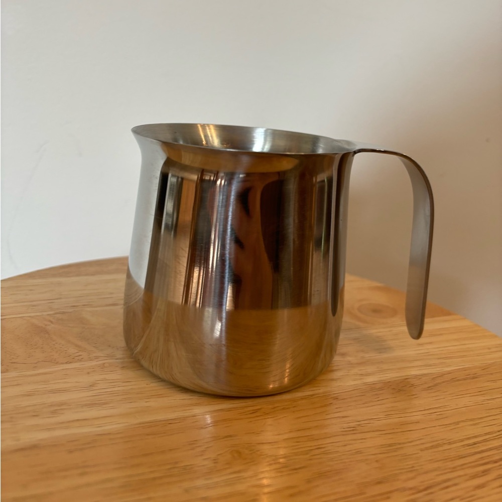 Breville like new milk froth cup jug stainless steel 2 1/3 cups coffee